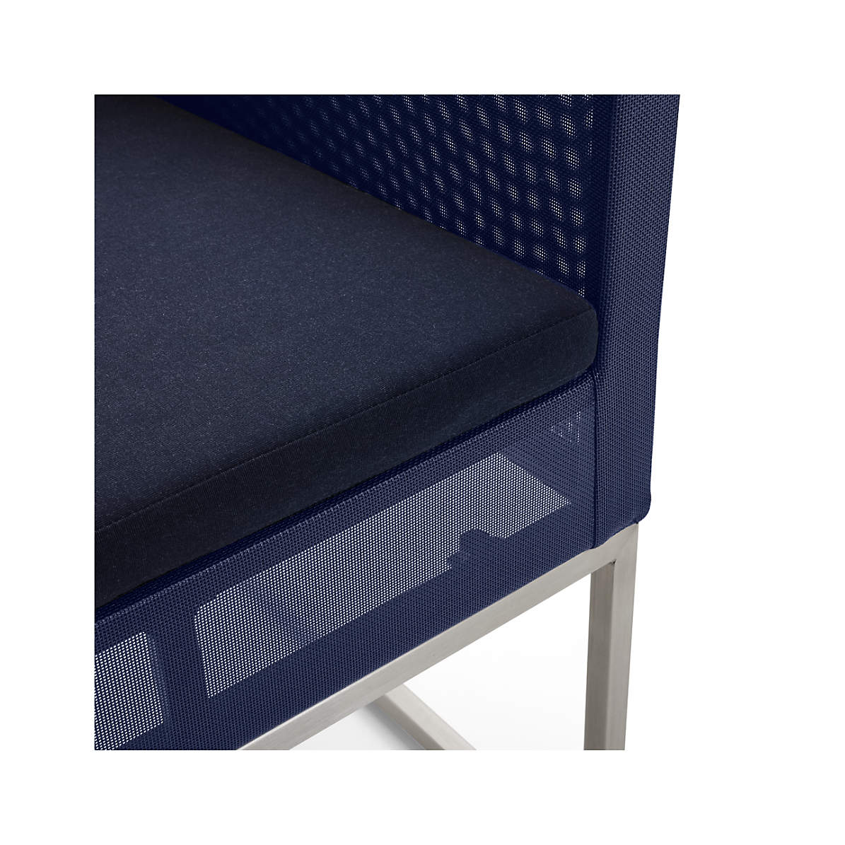 DUNE NAVY BAR STOOL WITH SUNBRELLA  CUSHION thumbnail 4