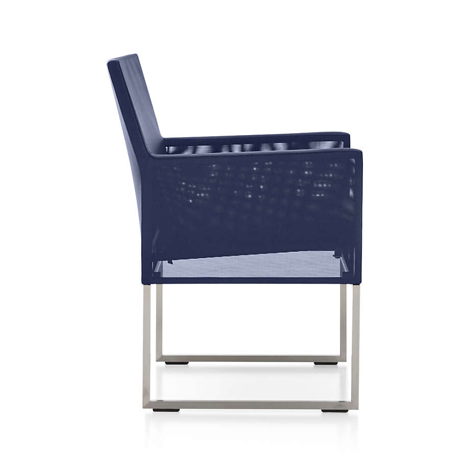 DUNE NAVY DINING CHAIR WITH SUNBRELLA thumbnail 4