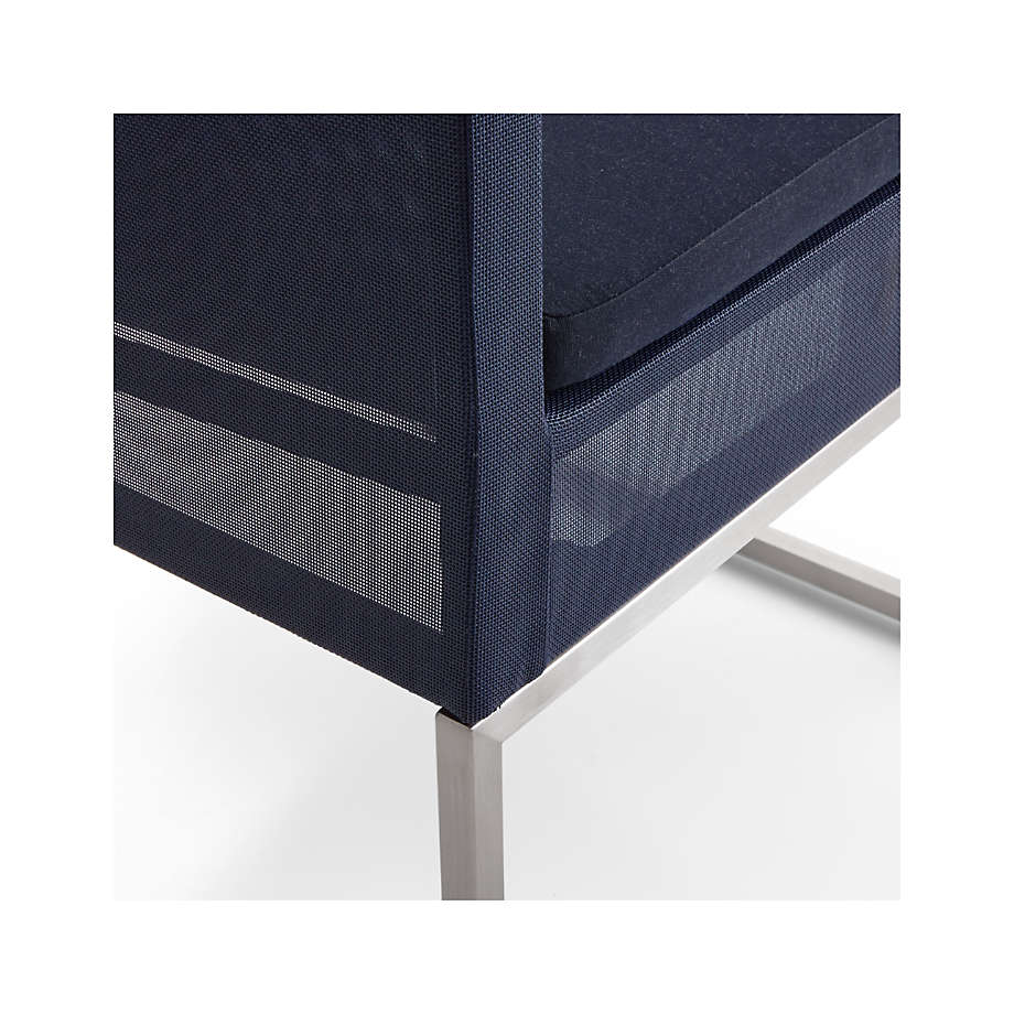 DUNE NAVY DINING CHAIR WITH SUNBRELLA thumbnail 5