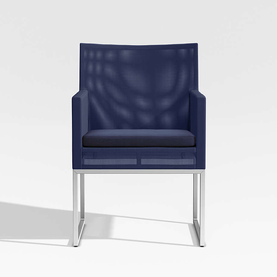 DUNE NAVY DINING CHAIR WITH SUNBRELLA thumbnail 6