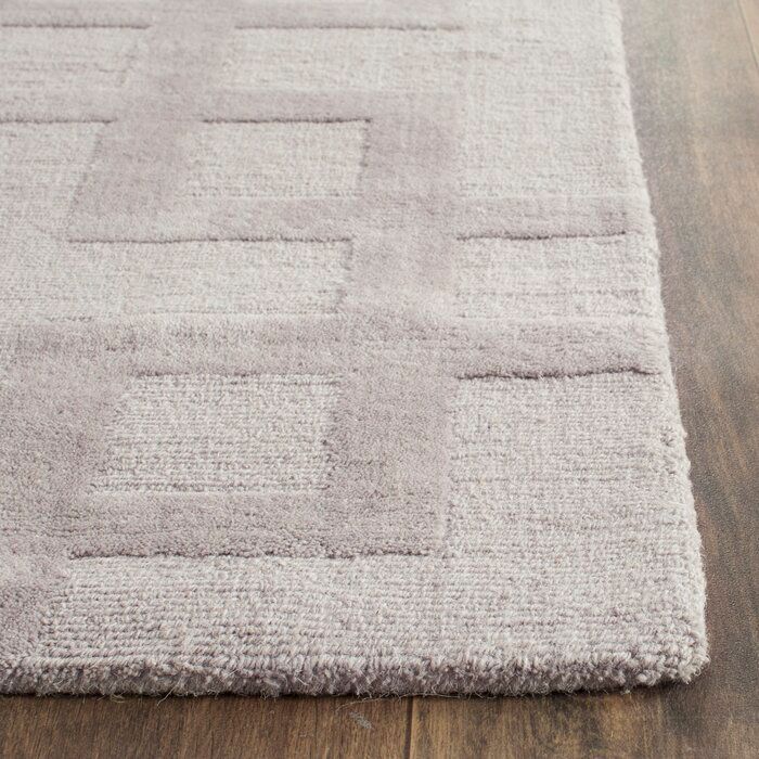 Bradlee Hand Loomed Wool Gray Area Rug-4'x6' thumbnail 3