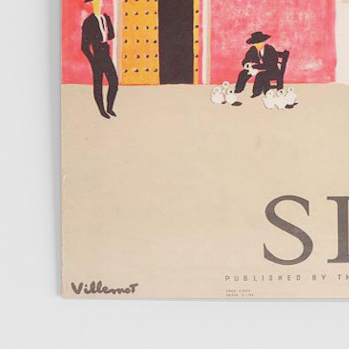 SPAIN VINTAGE TRAVEL POSTER MID CENTURY MINIMALIST ART POSTER UNFRAMED thumbnail 3