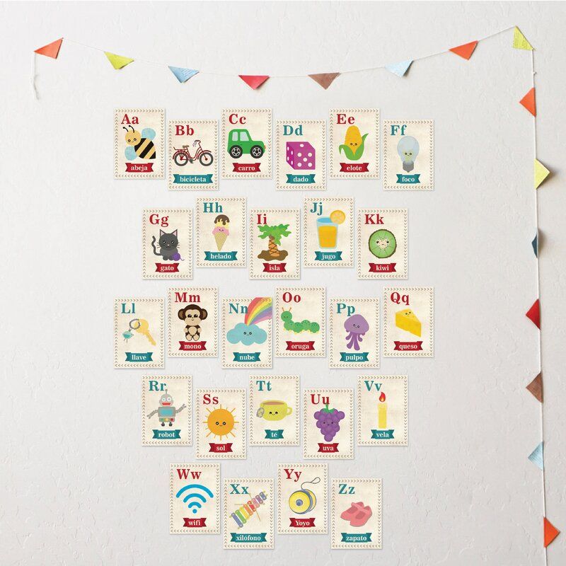 ALPHABET IN SPANISH PAPER PRINT thumbnail 2