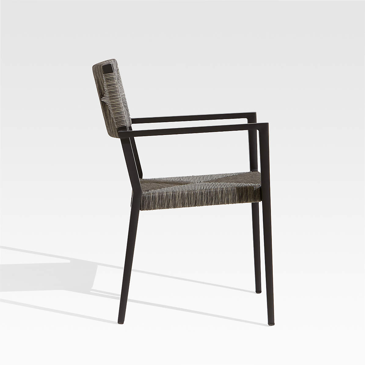 RAILAY ALL WEATHER WOVEN WICKER DINING ARM CHAIR thumbnail 2