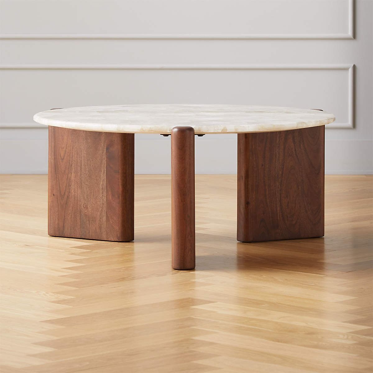 SANTORO WHITE QUARTZ COFFEE TABLE thumbnail 2