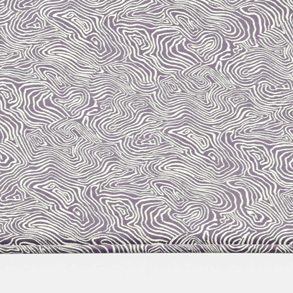 BLACK SQUIGGLE RECTANGULAR UMBRELLA CANOPY WITH BLACK FRAME thumbnail 3