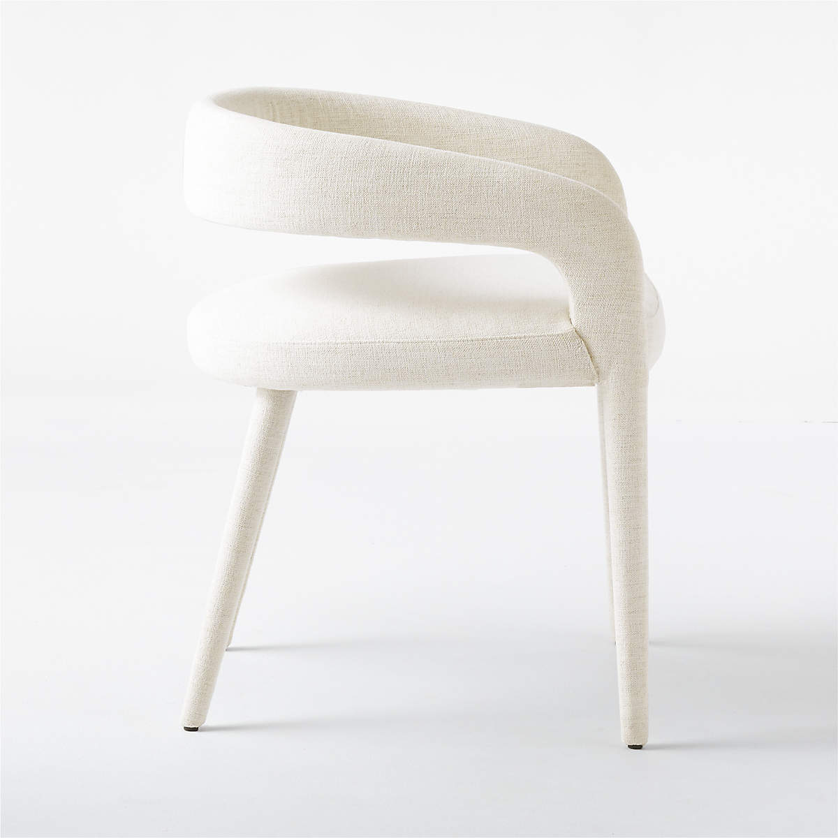 LISETTE WHITE DINING CHAIR thumbnail 2