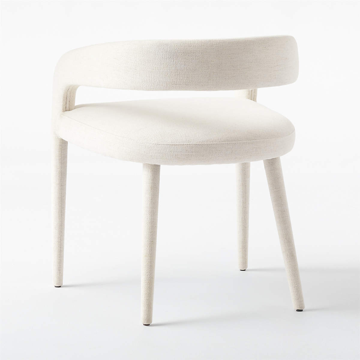 LISETTE WHITE DINING CHAIR thumbnail 3