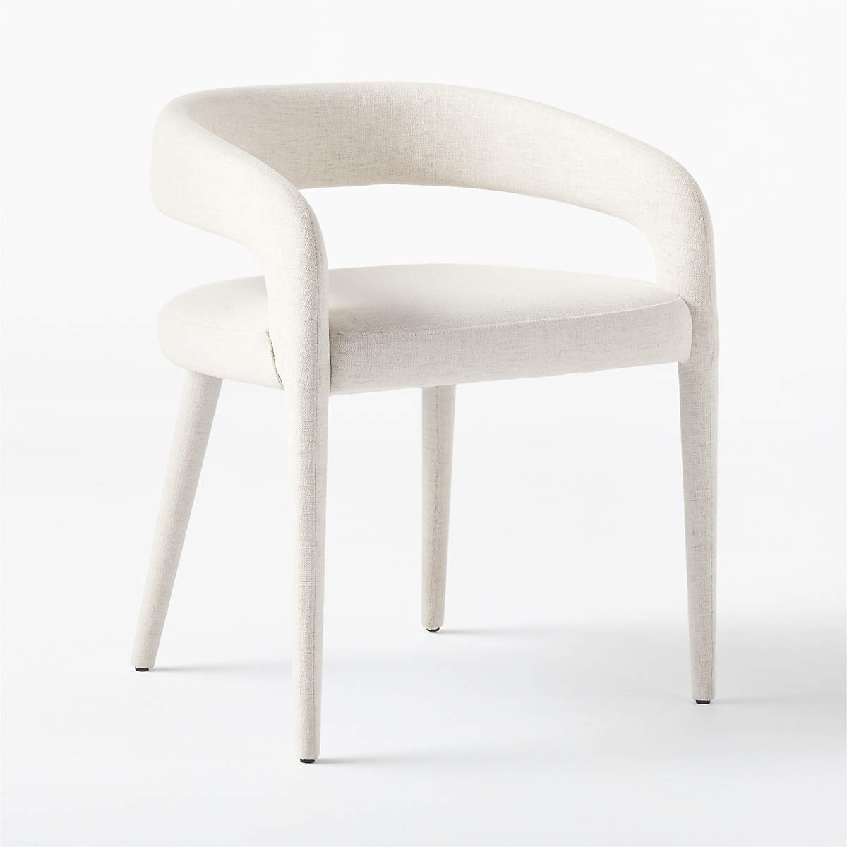 LISETTE WHITE DINING CHAIR thumbnail 4