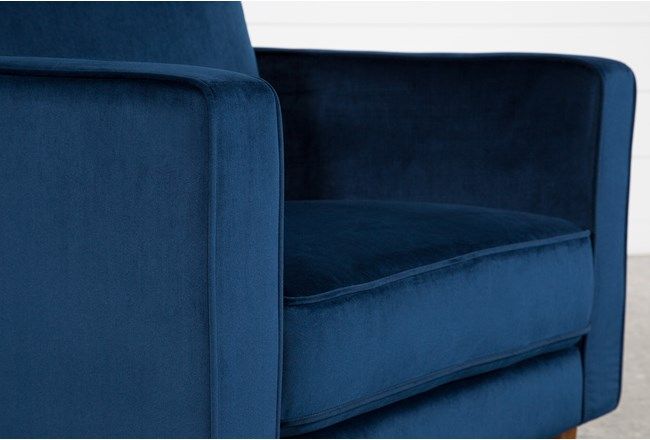 FAIRFAX DENIM VELVET CHAIR thumbnail 2