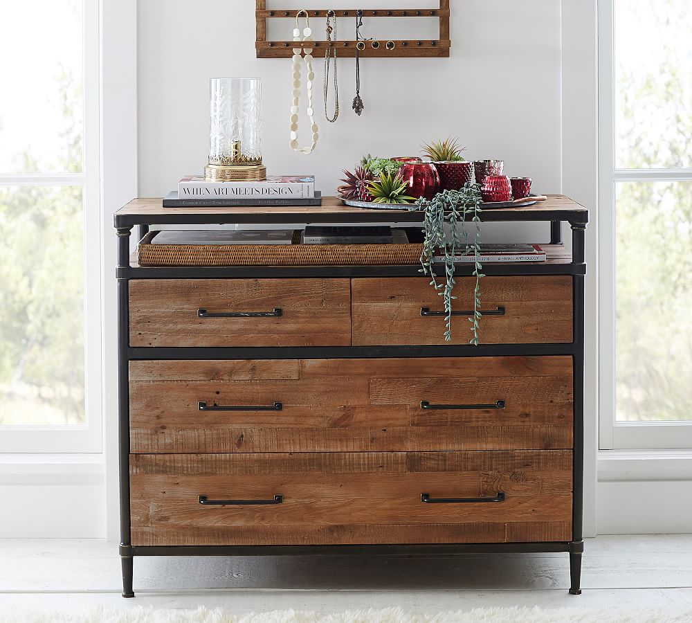 JUNO RECLAIMED WOOD DRAWER DRESSER thumbnail 3
