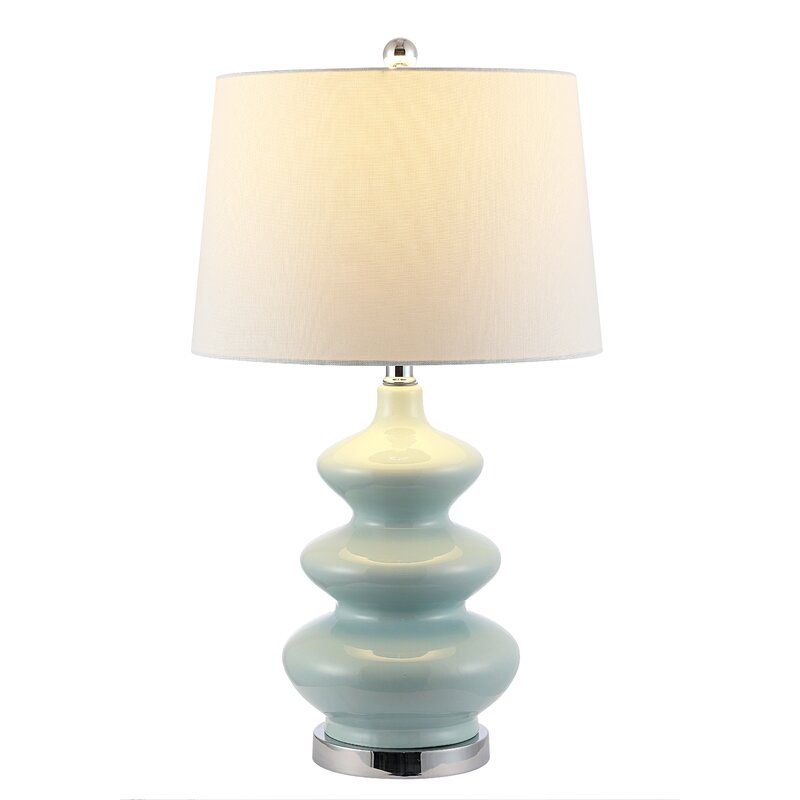 SAFAVIEH LIGHT BLUE STANDARD LAMP thumbnail 2