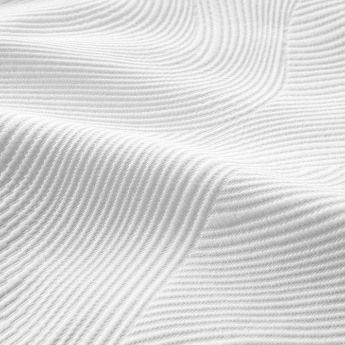 Organic Wavy Jacquard Duvet Cover Queen thumbnail 2