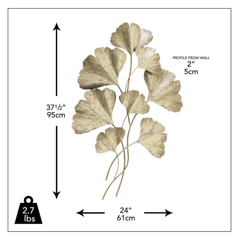 GINKO LEAVES BOUQUET WALL DÉCOR thumbnail 3