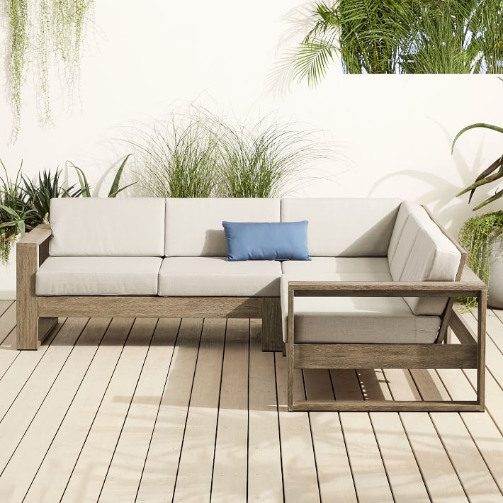 PORTSIDE OUTDOOR 3 PIECE L SHAPED SECTIONAL thumbnail 5