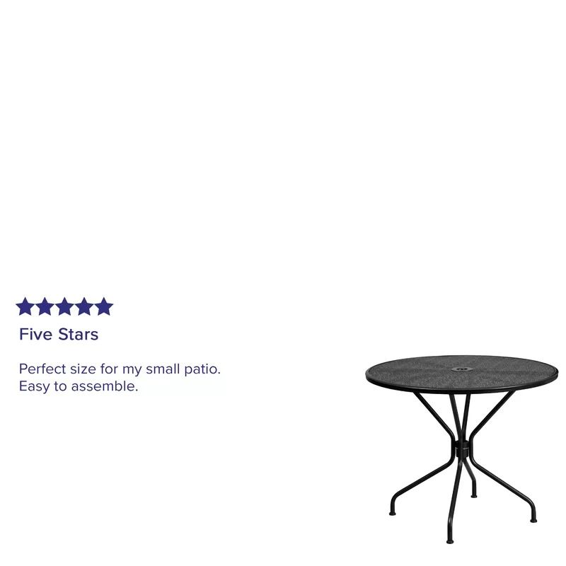 ALBREDA METAL DINING TABLE thumbnail 4