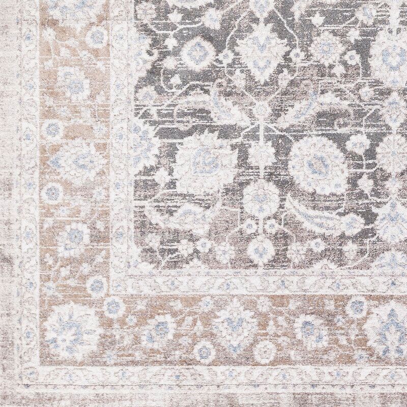 CALLUM ORIENTAL CAMEL GRAY AREA RUG thumbnail 2