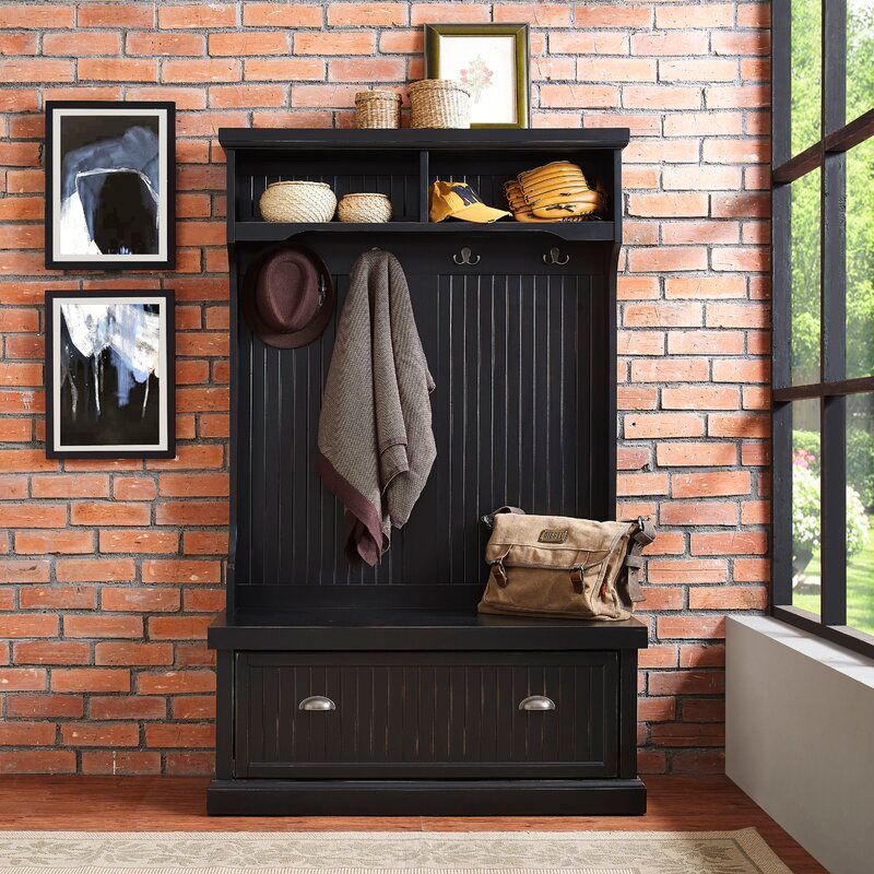 HALSTEAD HALL TREE WITH BENCH AND SHOE STORAGE thumbnail 5