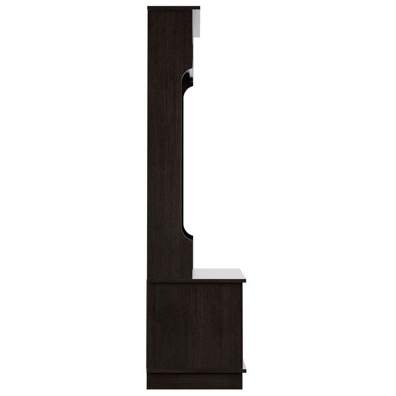 Bridget Wide Hall Tree with Bench and Shoe Storage thumbnail 2