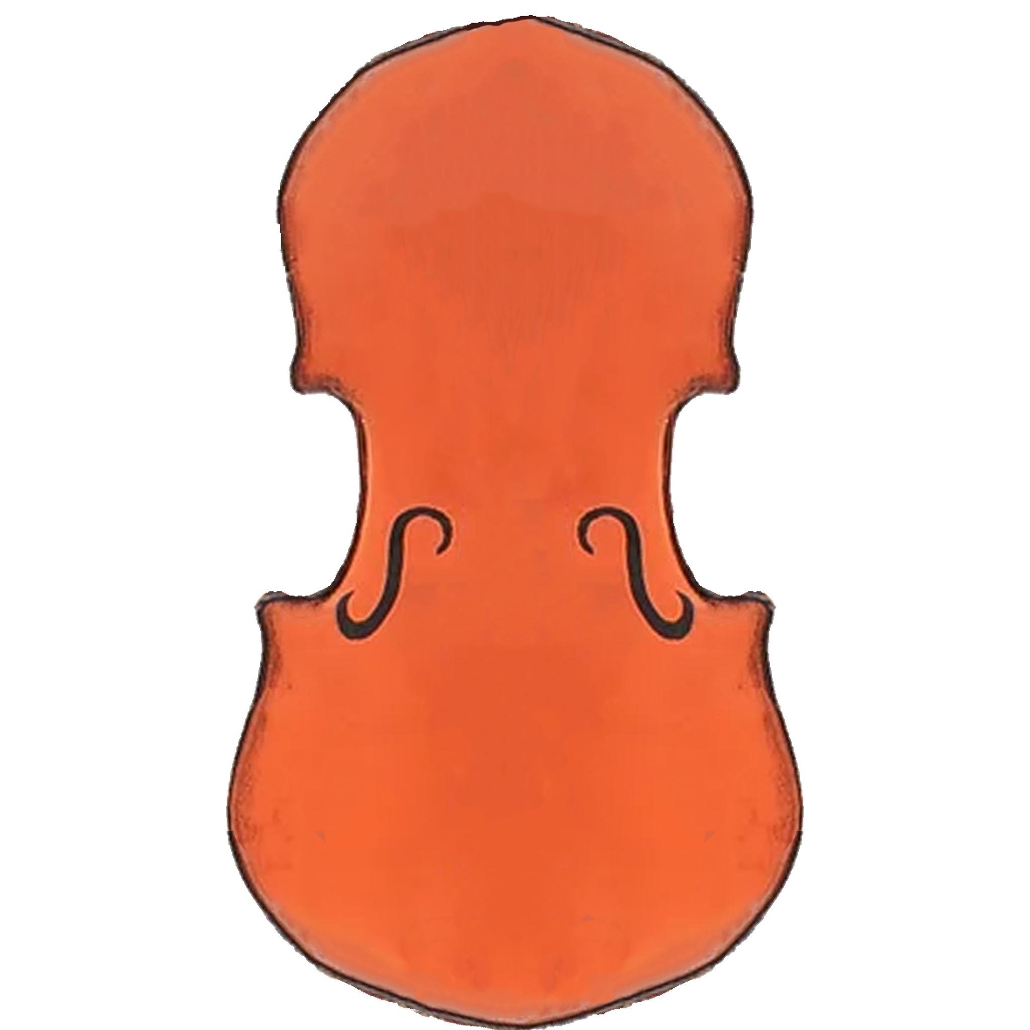 VINTAGE LOOK ORANGE VIOLIN SCULPTURE thumbnail 6