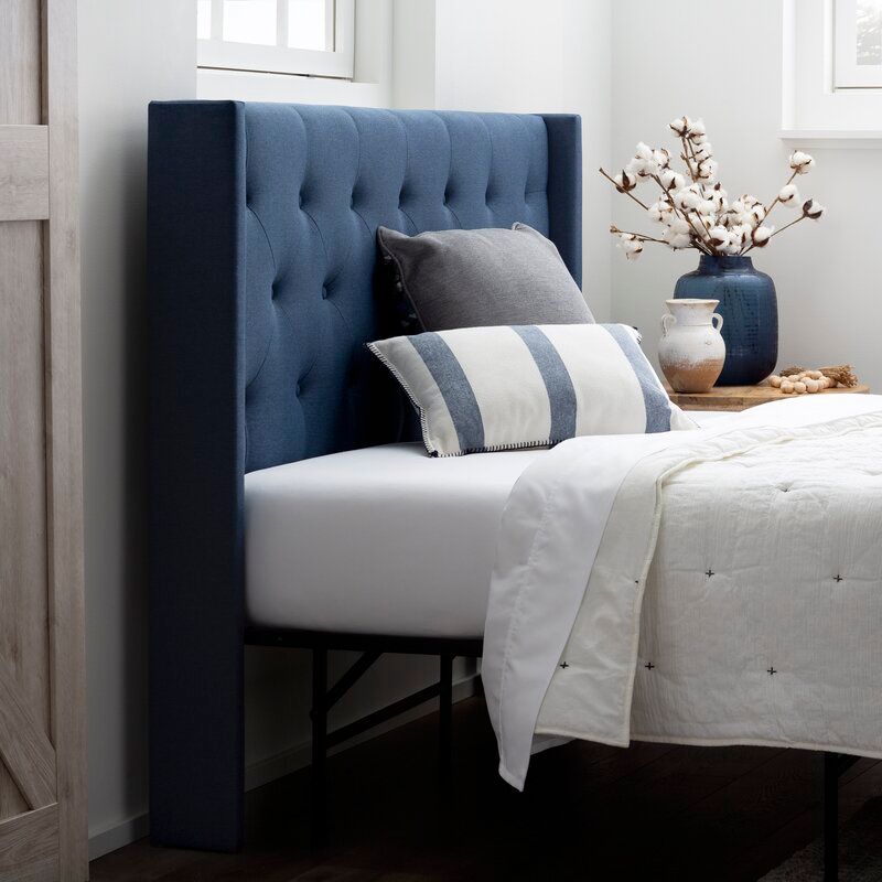 Aldo Upholstered WingBack Headboard-Queen thumbnail 4