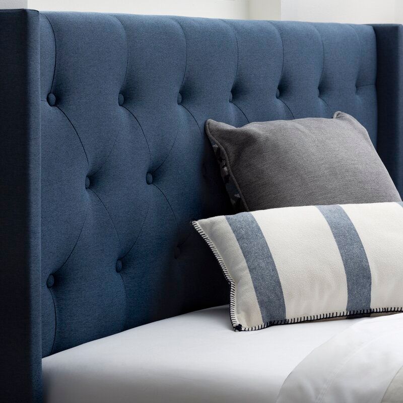 Aldo Upholstered WingBack Headboard-Queen thumbnail 5