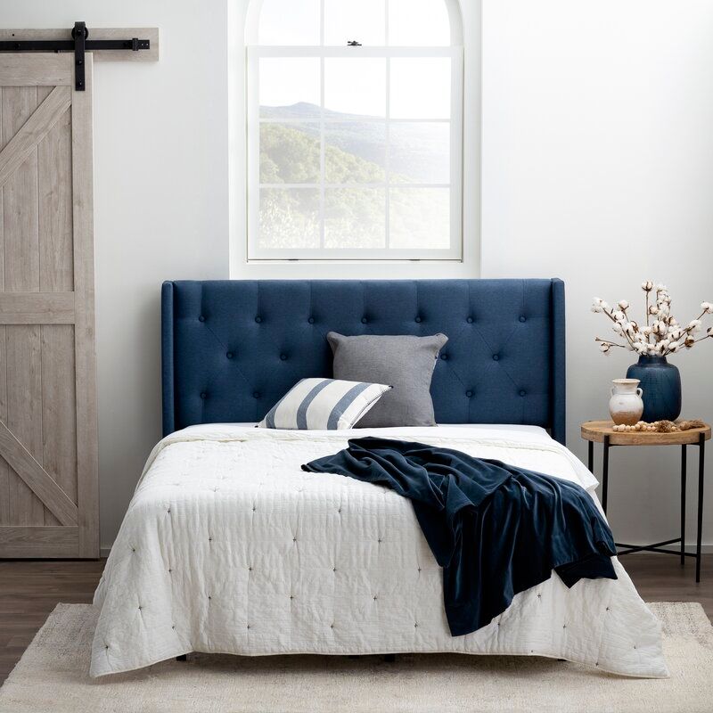 Aldo Upholstered WingBack Headboard-Queen thumbnail 8