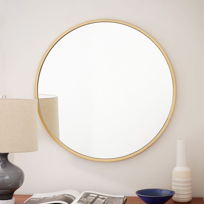 METAL FRAME ROUND MIRROR thumbnail 3