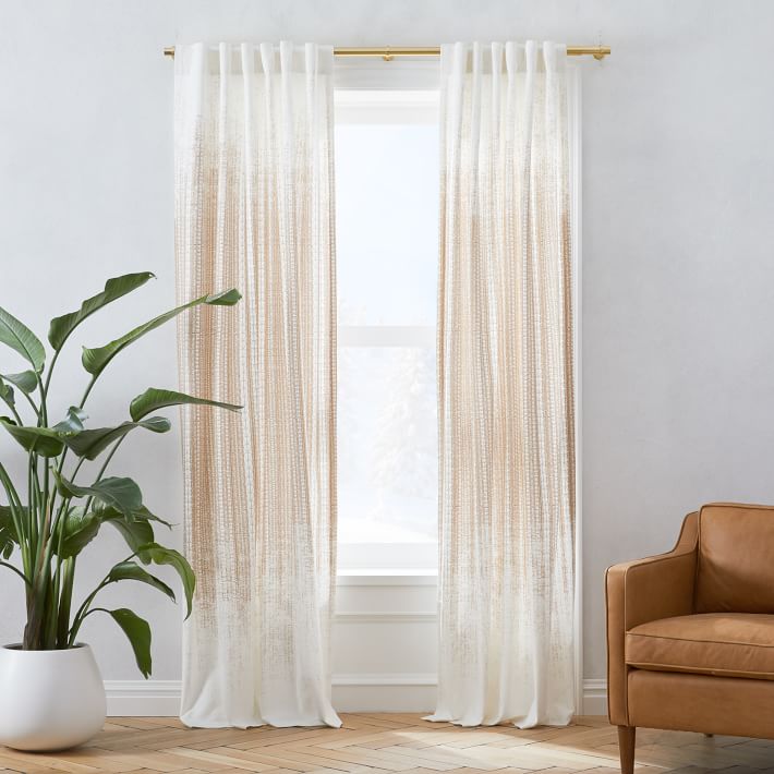 ECHO PRINT CURTAINS SET OF 2 48"x108" thumbnail 3