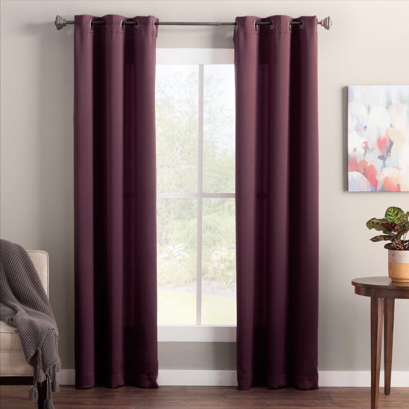 CABRAL BASIC SOLID COLOR CURTAIN PANEL thumbnail 5