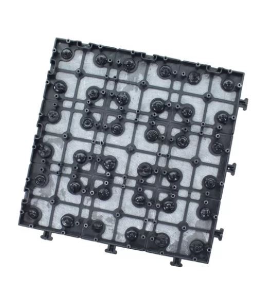 COURTYARD STONE INTERLOCKING DECK TILES IN GRAY thumbnail 5