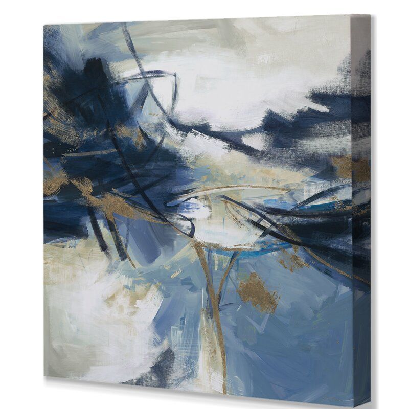 Gold Rush V1 Painting Print on Wrapped Canvas Unframe thumbnail 2