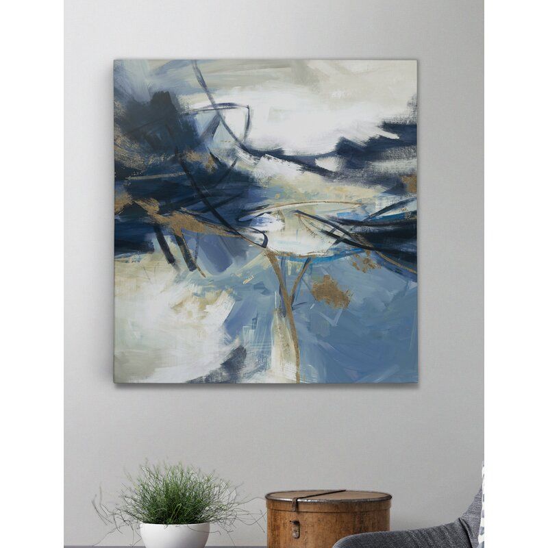 Gold Rush V1 Painting Print on Wrapped Canvas Unframe thumbnail 4