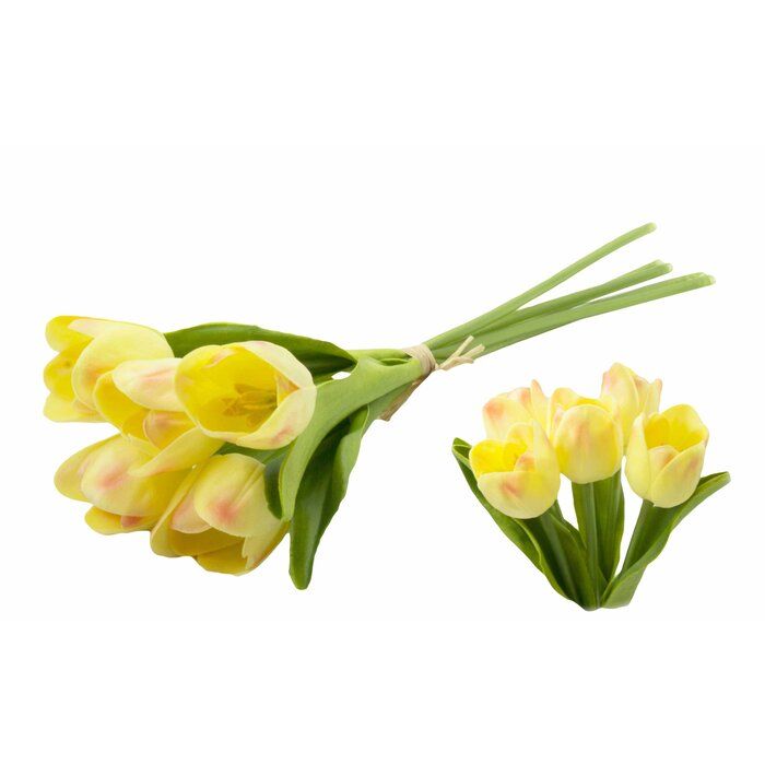 Real Touch Lifelike Faux Tulips Spray thumbnail 2