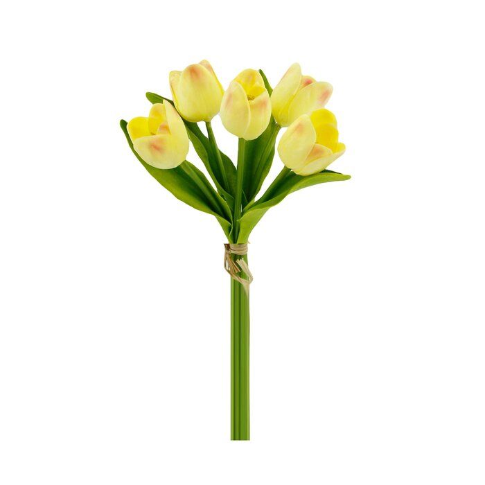 Real Touch Lifelike Faux Tulips Spray thumbnail 3