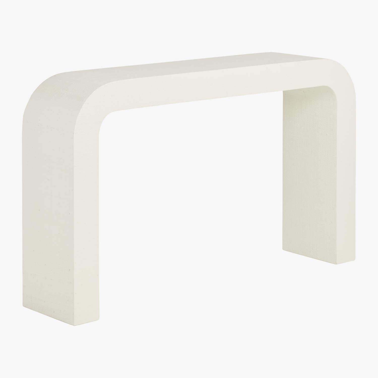 HORSESHOE IVORY LACQUERED LINEN COFFEE TABLE thumbnail 2