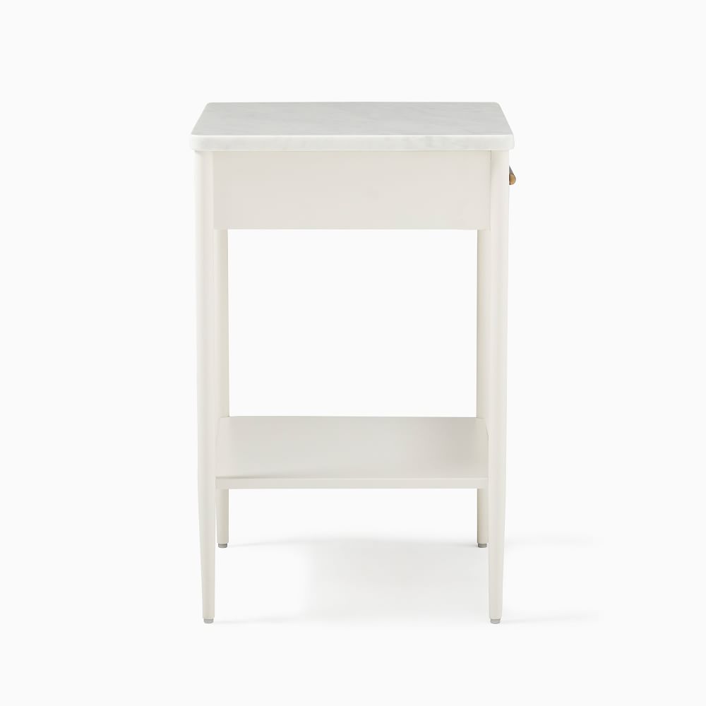 METALWORK NIGHTSTAND WITH MARBLE TOP thumbnail 3