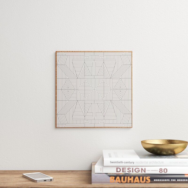 Line Mandala by Holli Zollinger Picture Frame Graphic Art thumbnail 2