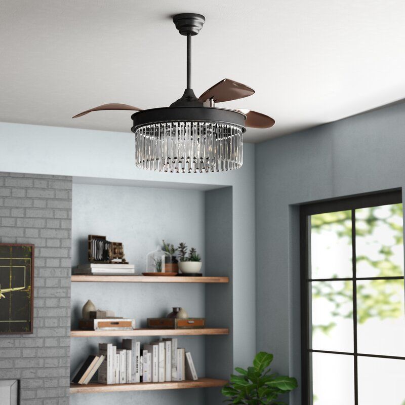 SCHULZE BLADE RETRACTABLE BLADES CEILING FAN thumbnail 3