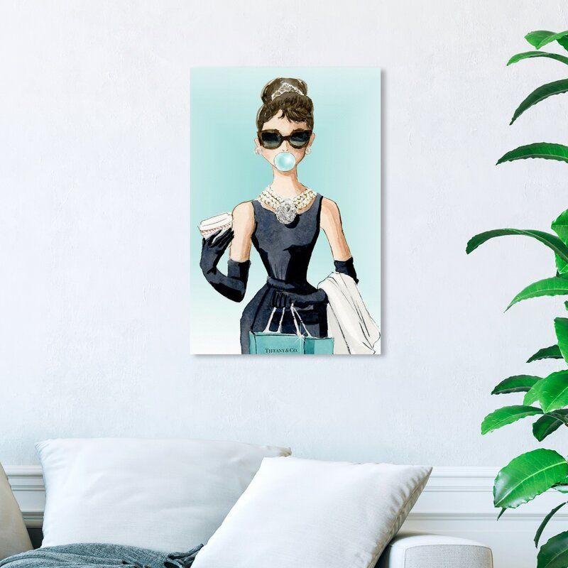 PEOPLE AND PORTRAITS BUBBLE GUM JEWELRY CELEBRITIES ART PRINT UNFRAME thumbnail 2