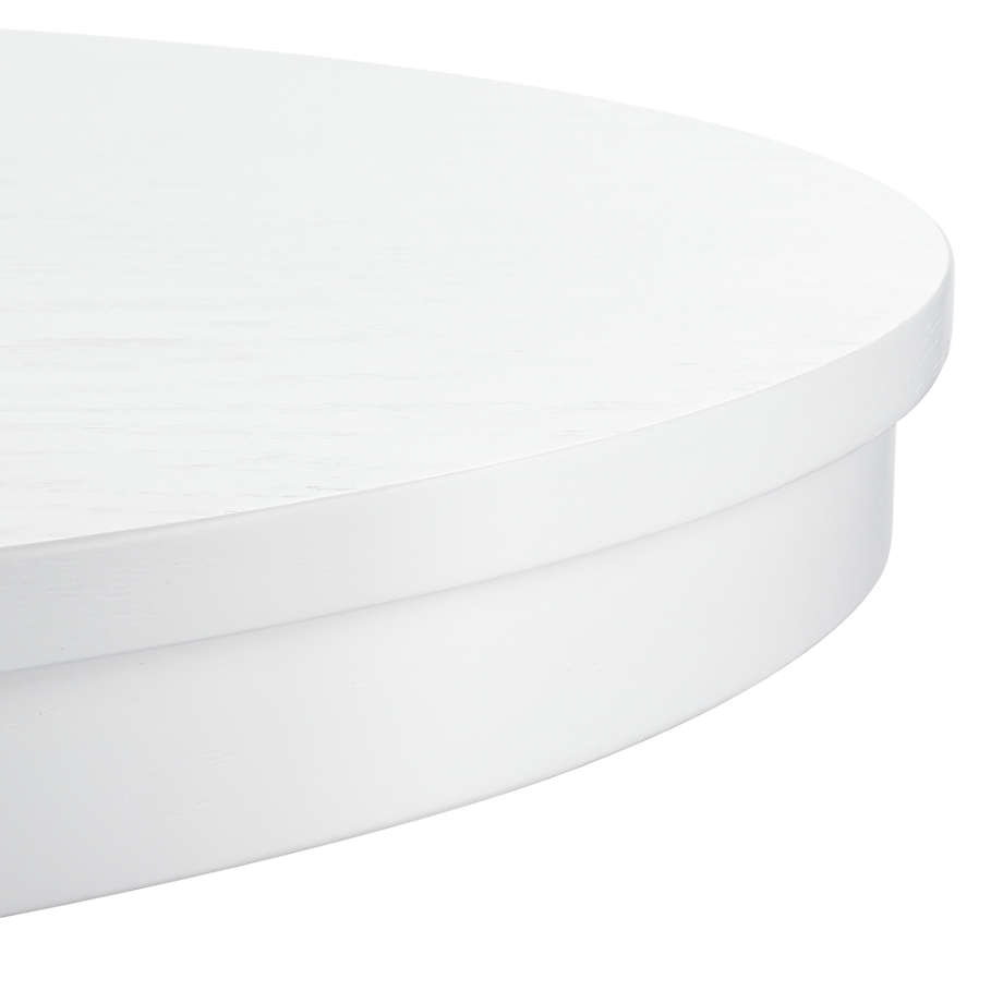 ANISTON WHITE ROUND EXTENSION DINING TABLE thumbnail 2