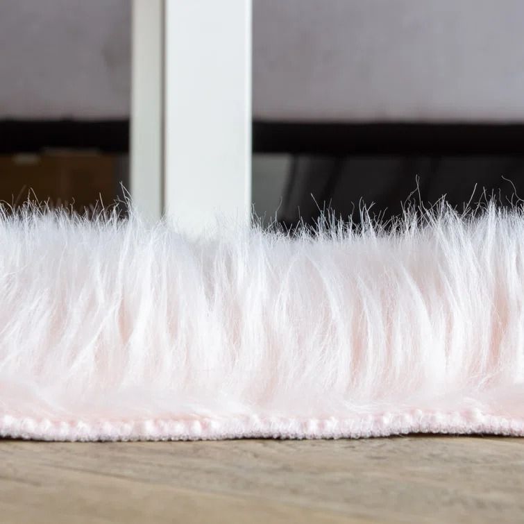 Dominick Handmade Pink Area Rug-6'x9' thumbnail 6