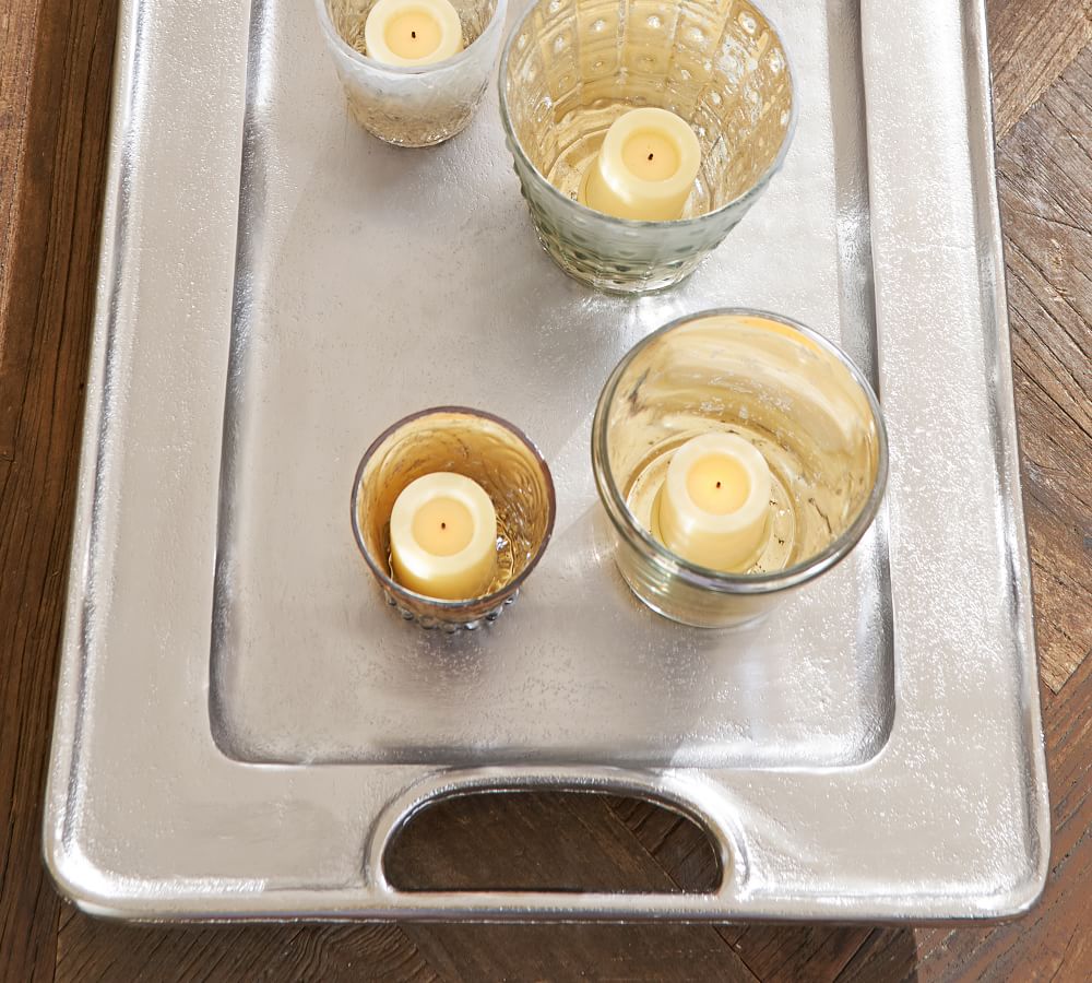 Addison Silver Rectangle Tray thumbnail 3