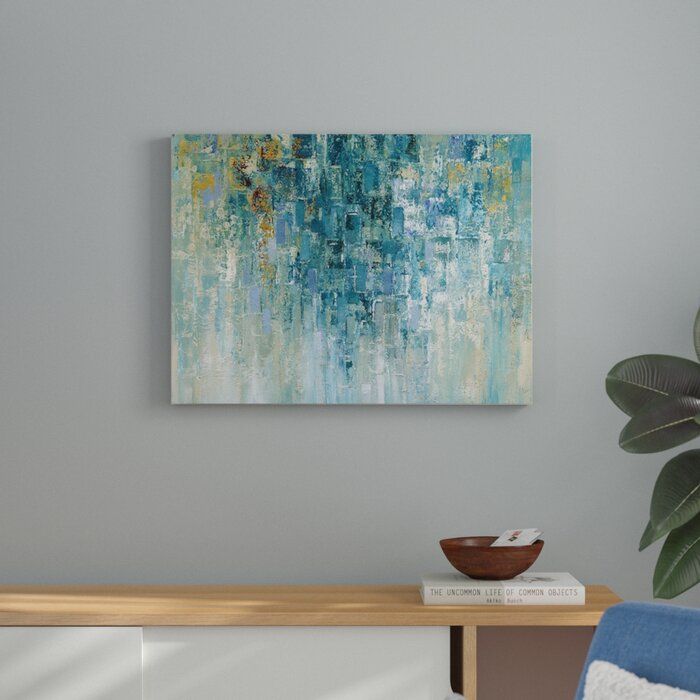 I LOVE THE RAIN WRAPPED CANVAS GRAPHIC ART PRINT WITHOUT FRAME thumbnail 3