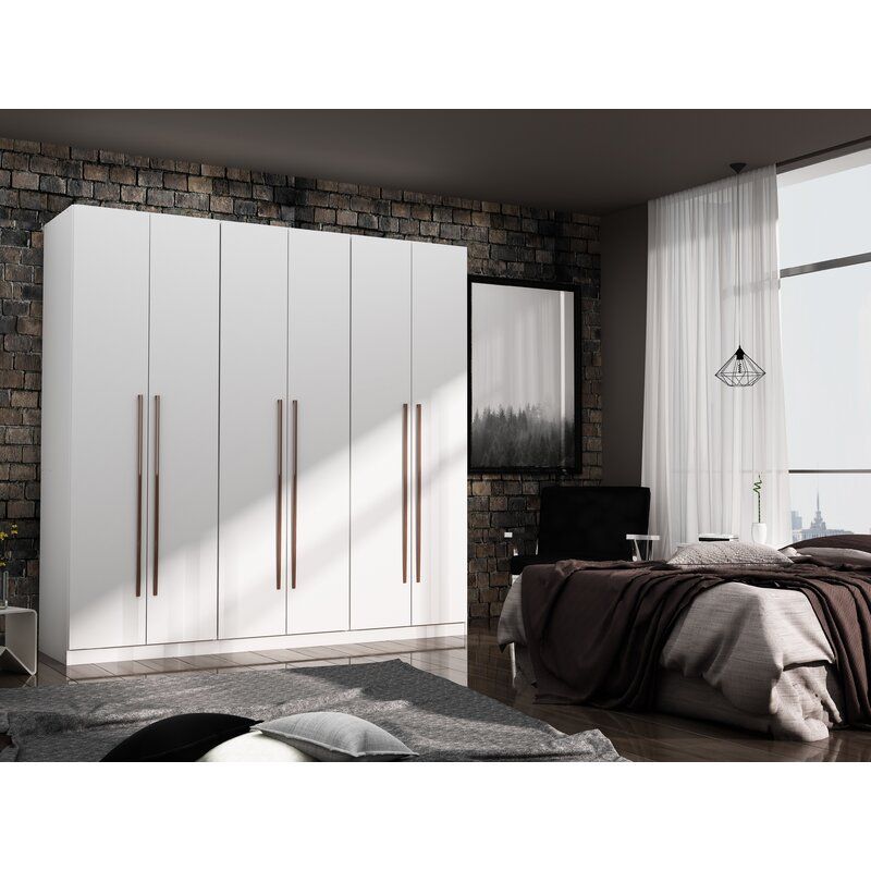 BRASSFIELD FREESTANDING WARDROBE ARMOIRE thumbnail 3