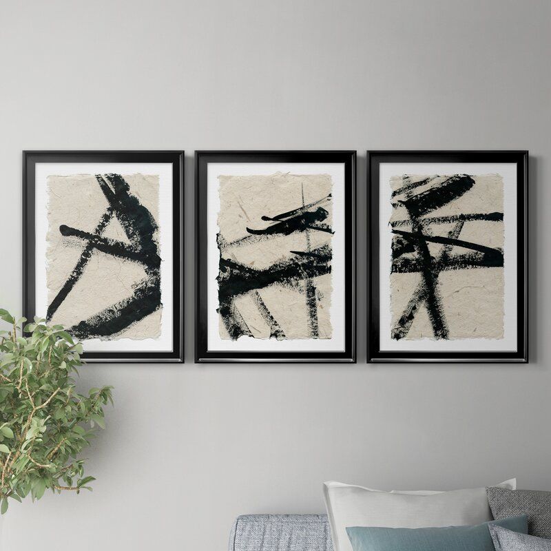 LINES CROSSED I PREMIUM FRAMED CANVAS WITH FRAME thumbnail 2