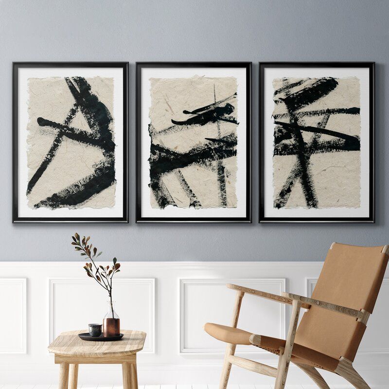 LINES CROSSED I PREMIUM FRAMED CANVAS WITH FRAME thumbnail 3