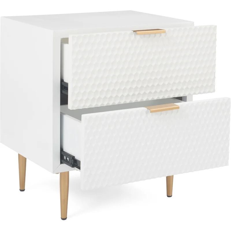 AITKIN 2 DRAWER NIGHTSTAND thumbnail 2