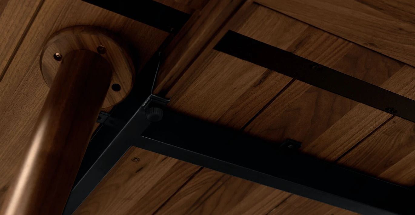 Seno Walnut Dining Table, Extendable thumbnail 9