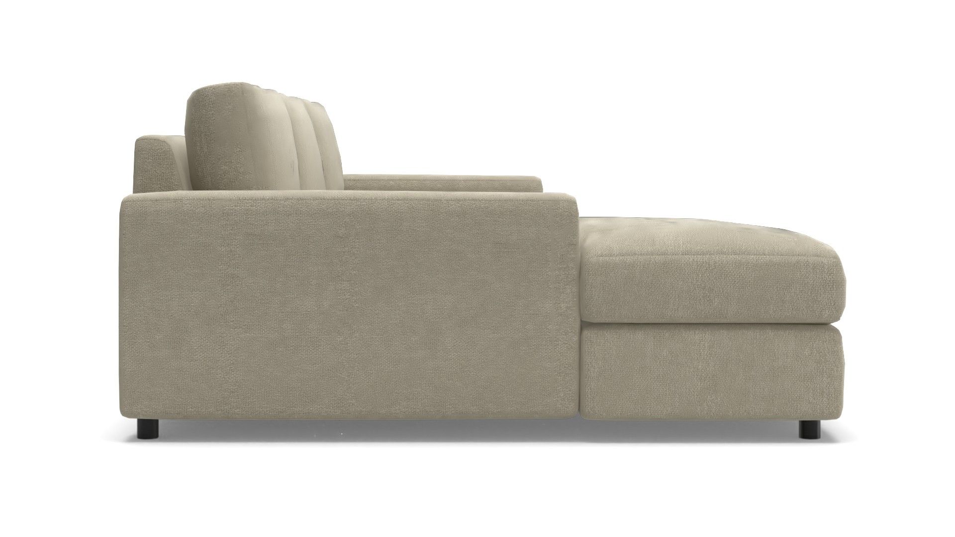 Urban Sectional Set 02 - Distressed Velvet - Sand thumbnail 2